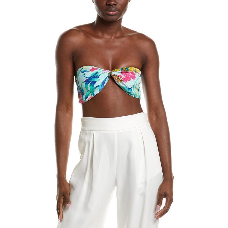 Rococo Sand Womens Bandeau Top, Pink